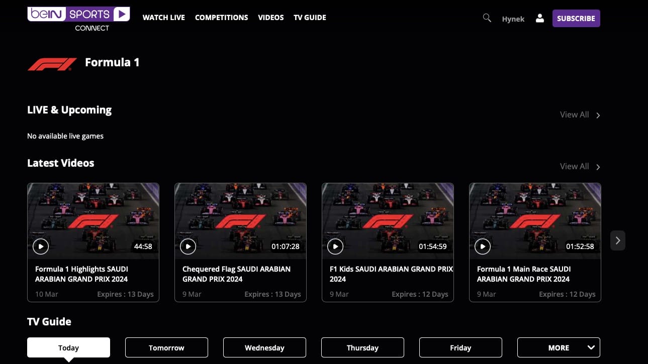 Assista à Fórmula 1 ao vivo por apenas US$ 1,61 por mês Assista à Fórmula 1 ao vivo por apenas US$ 1,61 por mês