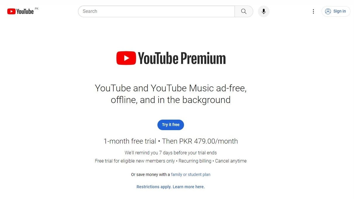 Tenha o YouTube Premium por 0,53 Dólares por Mês Tenha o YouTube Premium por 0,53 Dólares por Mês
