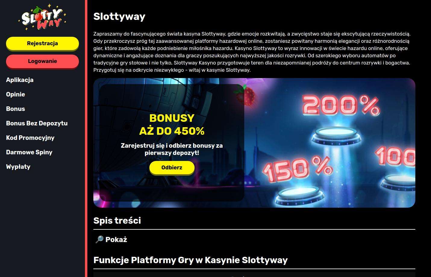 Bonusy reload i promocje dla stałych graczy na Slottyway
