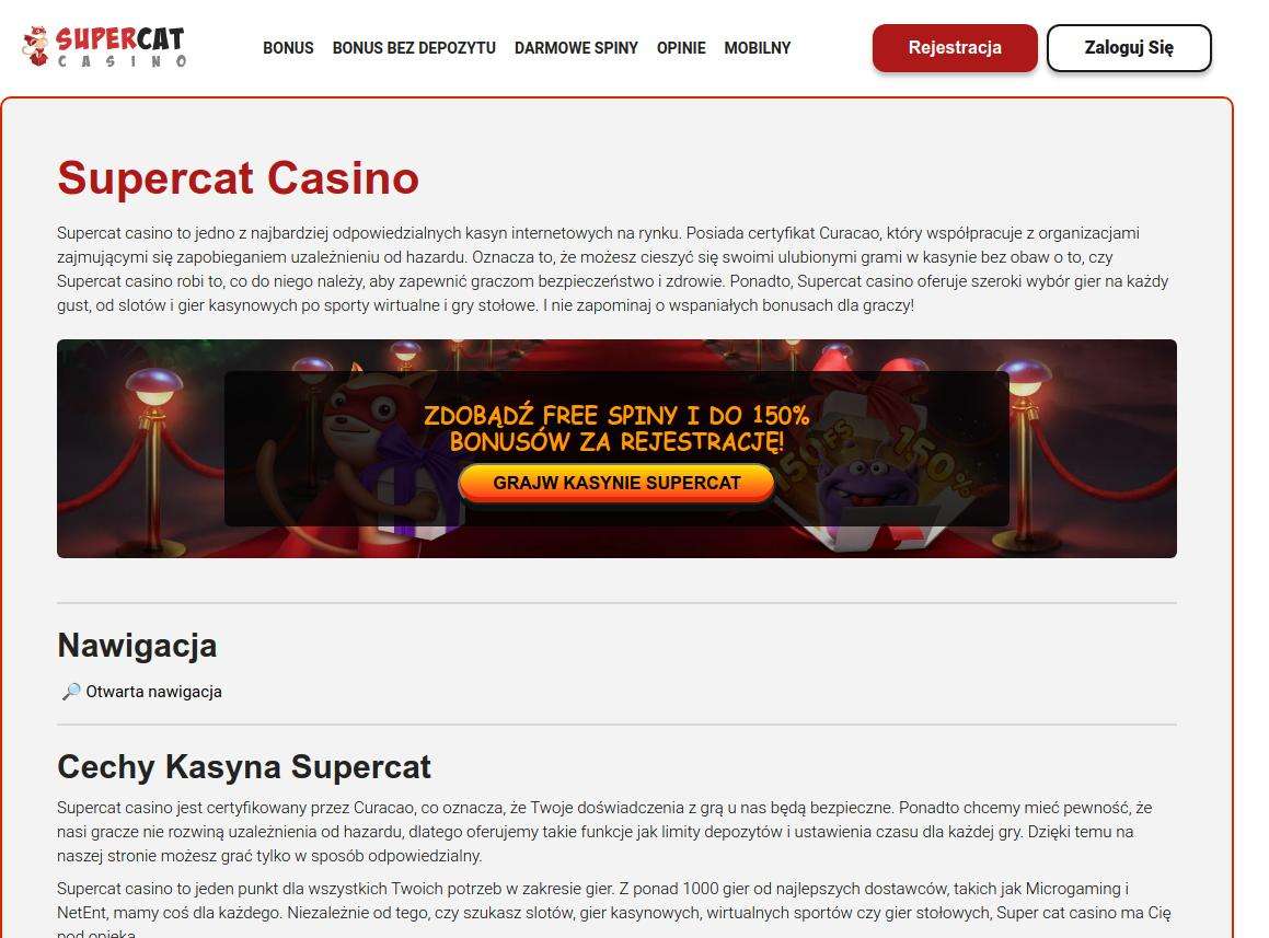 Zapewnienie bezpieczeństwa graczy przez Supercat Casino